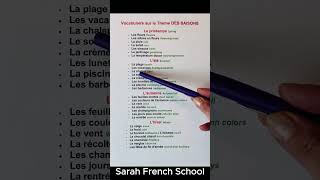 Vocabulaire LES SAISONS [upl. by Harat]