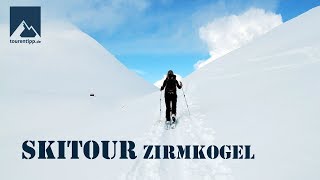 Skitour Zirmkogel  Kitzbüheler Alpen  tourentippcom [upl. by Festus]