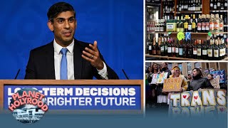 Rishi Sunak net zero uturn Gender reform latest Scotlands alcohol price rise  Planet Holyrood [upl. by Balbur]