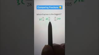 Comparing Fractions  Math Tricks [upl. by Ijat379]