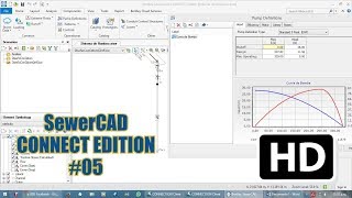 SewerCAD CONNECT EDITION│05 Sistema de Bombeo de Aguas Residuales [upl. by Yrailih]