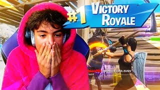 JE FAIS TOP 1 À LA PIOCHE SUR FORTNITE EN SOLO VS DUO FeatMichou [upl. by Sydalg]