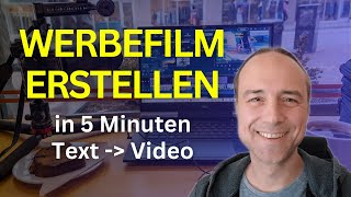 Werbefilm erstellen in 5 Minuten mit ChatGPT und Visla [upl. by Acimat442]