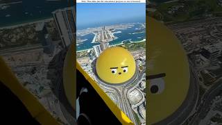 Amazing Emoji Dome at Dubai Island Road Junction😱 shortvideo amazingfacts [upl. by Llertnahs38]