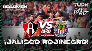 Resumen y goles  Atlas 1321 Chivas  Grita México C22  4tos  TUDN [upl. by Nabila]