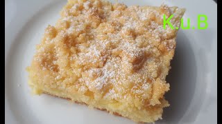 Vanille Streusel Pudding Kuchen [upl. by Secor]