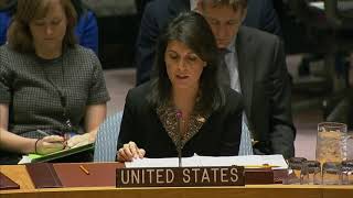 Remarks at a UN Security Council Briefing on the Situation in the Middle East [upl. by Nnyleuqcaj]