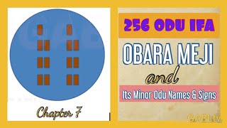 Obara Meji Odu Ifa amp Its 15 MinorOmo Odu Ifa NamesSignsSymbols in Ifa ReligionYoruba Religion [upl. by Ekihc]