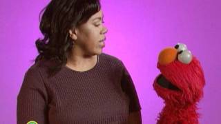 Sesame Street Elmo Interviews Chandra Wilson [upl. by Gwennie]