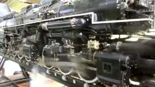 Live Steam 2666 Allegheny 312 Inch Gauge  First test run under steam [upl. by Liu]