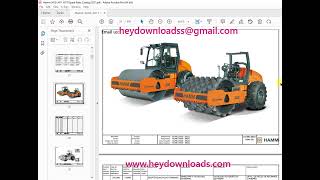 Hamm Roller 34103411 H179 Parts Catalogue Manual 2021 [upl. by Eden]