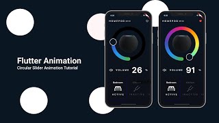 Flutter Animation Circular Rainbow Slider [upl. by Fleming]