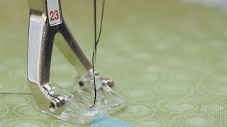 Tutorial Videoanleitung zu BERNINA Applikationsfuss Nr 23 [upl. by Brothers]