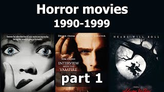 Horror movies from the 1990s  part 1 [upl. by Abbotson]