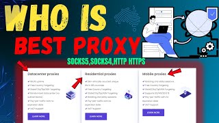 Who Is Best Proxy Server 🌐Providers in 2024 Free amp Paid Proxy Server Quality [upl. by Allenad]