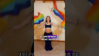 Fan Veils Tips Aprende a utilizar los abanicos de seda 💎 fusionbellydance fanveils bellydancers [upl. by Price]