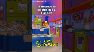 Homero roba electricidad a Flanders lossimpson [upl. by Langelo249]