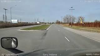 BigRigTravels LIVE  Gary IN to Bolingbrook IL 111921 1112 AM [upl. by Oidivo983]