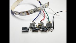 How to Make a Superb Effect RGB LED Strip Controller Circuit [upl. by Chiaki]