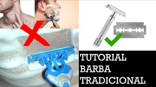 💈 Tutorial de barbear clássico e 10 dicas para evitar irritação e pêlo encravado 💈 Barba Tradicional [upl. by Ebbarta]