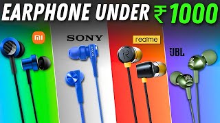 Top 5 Best Wired Earphones Under 1000⚡Best Earphones Under ₹1000 in 2024🔥 [upl. by Iron]