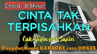 CINTA TAK TERPISAHKAN  Cak Diqin feat Safitri Versi Dangdut Koplo KARAOKE rasa ORKES [upl. by Siubhan]