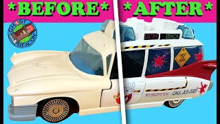 I restore a Kenner Real Ghostbusters ECTO1 amp convert it into an ECTO1A  Vintage Toy Restoration [upl. by Gonzales]