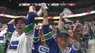 Ryan Kesler 21 Goal  Canucks Vs Sharks  R1G2 2013 Playoffs  050313  HD [upl. by Jerrold]