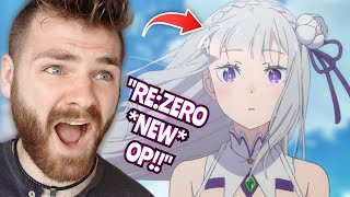 OMFG WHAT IS THIS  REZERO SEASON 3 OPENING amp ENDING  FIRST TIME REACTION [upl. by Ciardap]