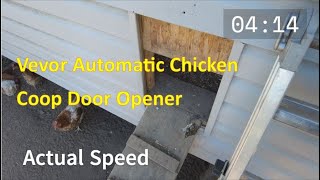 Vevor Automatic Chicken Coop Door Opener  overview and installation [upl. by Asylem]