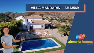 3 bedroom villa for sale in Almeria with a pool and impressive views  Villa Mandarin  AH13569 [upl. by Abil]