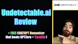 Undetectable AI Review  FREE AI Humanizer tool [upl. by Redmer]