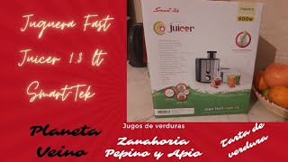 Juguera FAST JUICER SmartTek  Jugos Verdes  Croqueta de verdura [upl. by Bena]