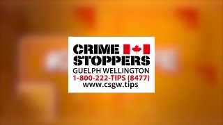 Crime Stopper Guelph Wellington  Crime of the Week 011524  Rogers tv [upl. by Anolahs]