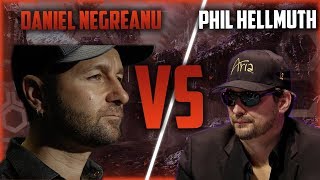 Ultimate Daniel Negreanu VS Phill Hellmuth Poker Compilation [upl. by Negam328]