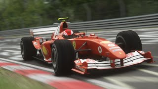 Ferrari F2004  Fast Lap at Nordschleife [upl. by Zimmerman]