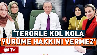 Erdoğandan Kayyum Tartışmalarına Sert Yanıt Siyasetçi Teröre Hizmet Etmez  NTV [upl. by Wetzel]