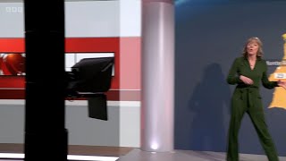 BBC News Blooper Camera moves during weather forecast [upl. by Sarchet5]