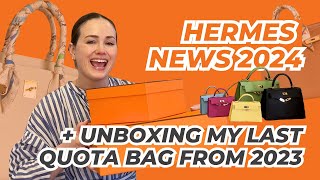 Hermes Price Increase 2024 amp Quota System Update  New Quota Bag Unboxing  Tania Antonenkova [upl. by Nosredneh429]