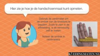 Handschoenen maat meten [upl. by Aninad]