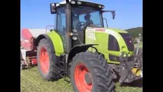 Rundballen Welger Rundballenpresse Claas Arion 540 [upl. by Tsenre]