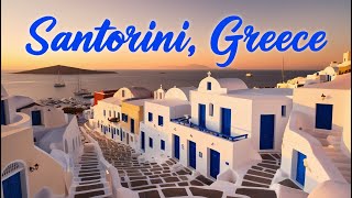 Santorini Greece A Journey Through Enchanting Sunsets and Iconic White Beauty [upl. by Nadnarb]