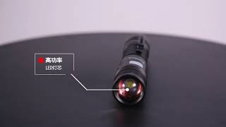 Flashlight USB Camping Lamp Supfire A2 Lanterna 18650 Zoom Light [upl. by Eelyme]