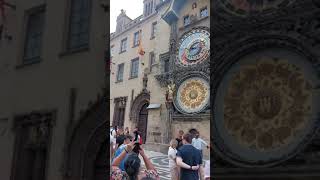 Pragueclock in Praguehistoric clock in Czech Republicart on Prague history in Prague [upl. by Hayarahs]