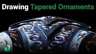 Blender Secrets  Drawing Tapered Ornaments [upl. by Ilamad790]