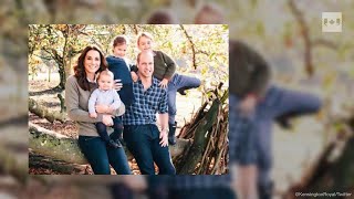 British Royal families release Christmas card photos [upl. by Sefton]