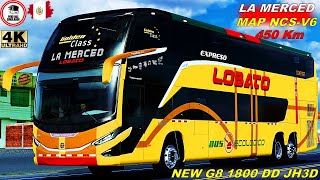 Map Perú NCS V6  TARMALA MERCED  G8 1800DDVOLVO  JH3D  Expreso Lobato ets2perù busesdelperu [upl. by Llenehs]