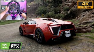 Forza Horizon 5  2016 W Motors Lykan HyperSport  Moza DD R9 Gameplay [upl. by Nisse]