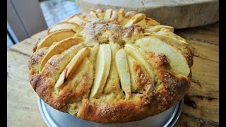 Torta di Mele RUSTICA di mia Nonna SENZA OLIO E BURRO [upl. by Repmek864]