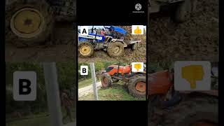 Swaraj vs Kubota tractor 4x4 tractor trolley [upl. by Ailbert]